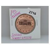 1oz .999 Copper Schloss Guldengossa Round
