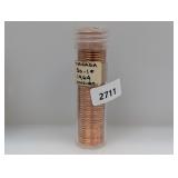 Roll 1964 UNC Canada Maple Leaf Pennies