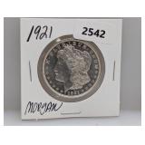1921 90% Silv Morgan $1 Dollar
