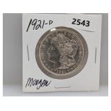 1921-D 90% Silv Morgan $1 Dollar