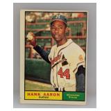 1961 Topps #415 Hank Aaron HOF Braves