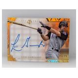 2015 Gonzalez Topps Tribute Orange Ref Auto /75