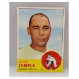 1963 Topps #576 Johnny Temple Colts Hi # Series