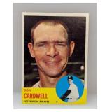 1963 Topps #575 Don Cardwell Pirates Hi # Series