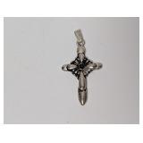 .925 Sterling Cross Pendant
