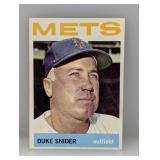 1964 Topps #155 Duke Snider HOF Dodgers Surface