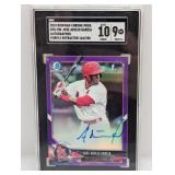 2018 1st Bowman Chrome Adolis Garcia /250 SGC 10/9