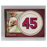 2012 Gibson Topps Commem Retired Numbered Patch
