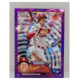 2023 Topps Chrome Purple Mojo Nolan Gorman RC /275