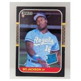 1987 Donruss Rated RC Bo Jackson RC #35 Corners