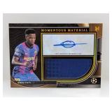2021-22 Topps Material Ansu Fati Patch Auto 10/50