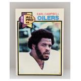 Earl Campbell 1979 Topps Rookie #390
