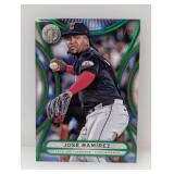 2025 Jose Ramirez Topps Tribute Green /99