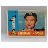 1960 Topps Charley James RC High Card# Surface