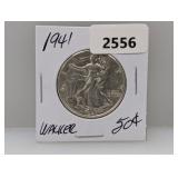 1941 90% Silv Walker Half $1 Dollar