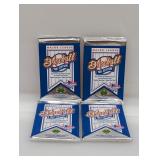 (4)ï¿½1991 UD Baseball Low & High # Cards In Packs