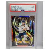 2024 Select Caleb Williams Red&Blue Shock RC PSA 9