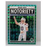 2024 Mosaic Green Mosaic Prizm Drake Maye #3