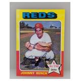 1975 Topps Johnny Bench 260 Surface