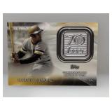 2021 Clemente Topps 70th Anniversary Logo Patch