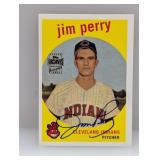 2001 Jim Perry Topps Archives Auto