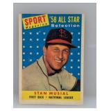 1958 Stan Musial Topps #476 All Star