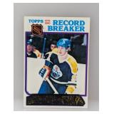 1980 Topps Wayne Gretzky Record Breaker 3 Crease