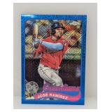 2024 Ramirez Topps Chrome 1989 Blue Mojo Ref /150