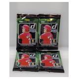 (4) 2026 Donruss Look For Yellow Flood Insert Card