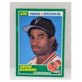 1989 Score Deion Sanders 246 Surface