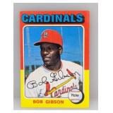 1975 Topps Bob Gibson #150 Stain