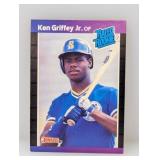 1989 Donruss Rated RC Ken Griffey, Jr. RC Corners