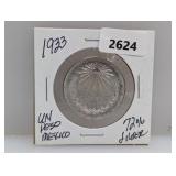 1933 72% Silv Mexico Un Peso