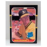 1987 Donruss Rated Rookie Mark McGwire RC #46