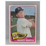 1965 Topps #350 Mickey Mantle HOF Surface/Stains