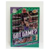 2019-20 Mosaic Green LeBron James 'Got Game' #7