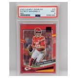 2023 Clearly Donruss Red /49 Patrick Mahomes PSA 9