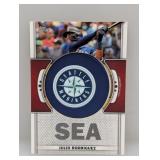 2023 Rodriguez Topps Commemorative Team Logo Patch