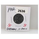 1942 Germany 10 Reich