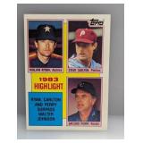 1984 Topps Ryan, Carlton, and Gaylord Perry #4