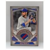 2017 Hamels Topps MC Meaningful Material Patch /35