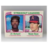 1980 Topps Leaders JR Richard and Nolan Ryan #206