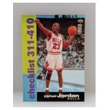 1995 UD CC Checklist Michael Jordan #410