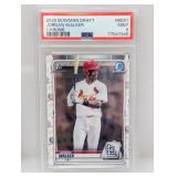 2020 1st Bowman Chrome Jordan Walker PSA 9