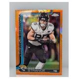 2025 Topps Ch Brenton Strange First on Print 1/25