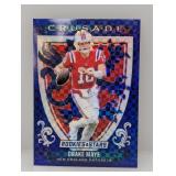 Drake Maye 2025 Rookies & Stars Crusade Blue Plaid