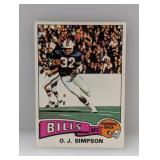 1975 Topps OJ Simpson #500 Indent/Corners