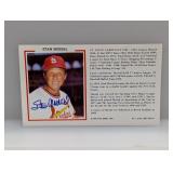 4x6 Stan Musial Auto Postcard Stan The Man Inc