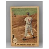 1959 Fleer Ted Williams On Base Record #76 Stain