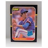 1987 Leaf Rated Rookie Greg Maddux RC #36 Edge